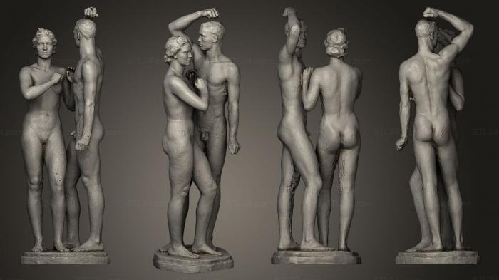 Statues antique and historical (Mars and Venus, STKA_0916) 3D models for cnc
